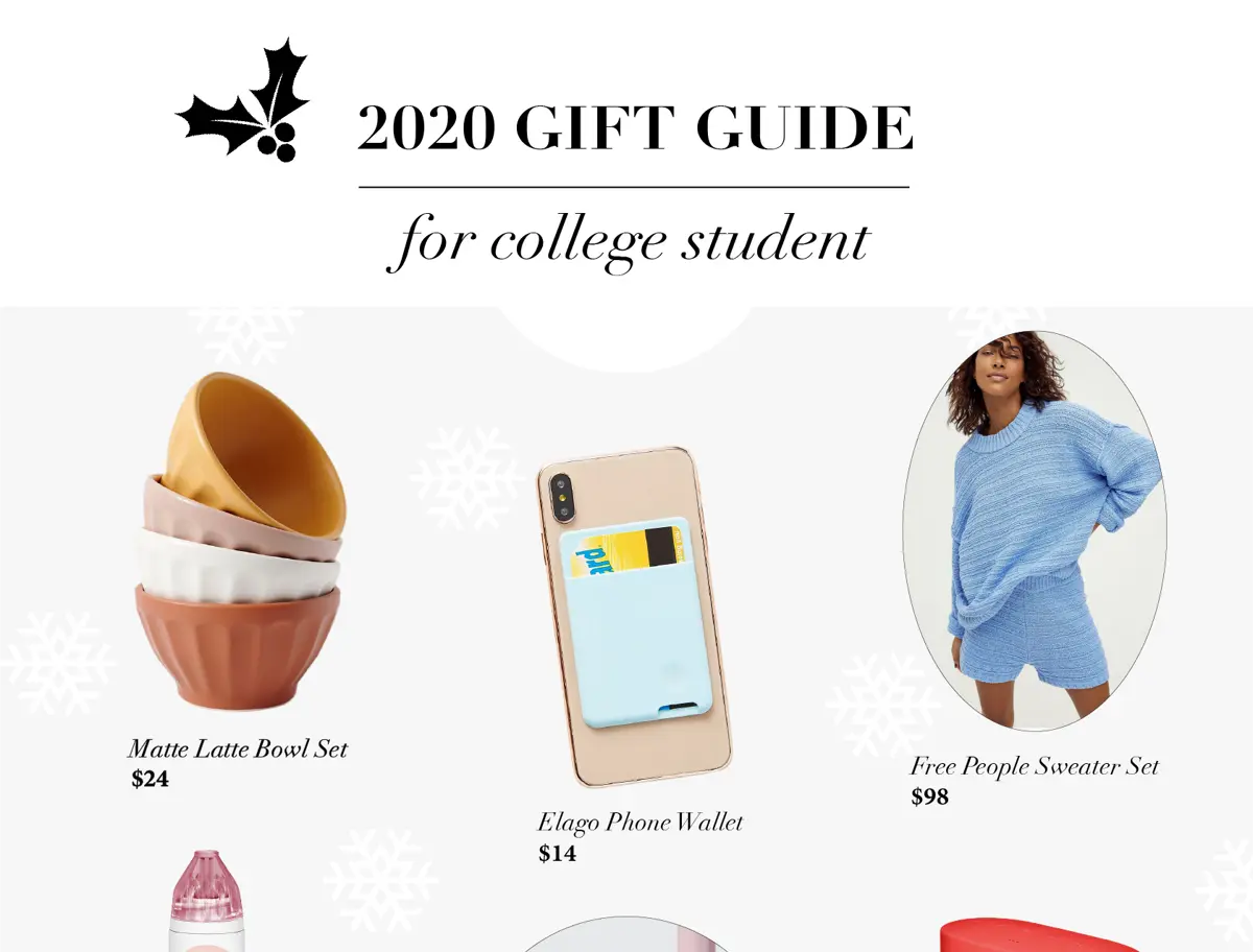 2020 Gift Guide: FOR COLLEGE STUDENT