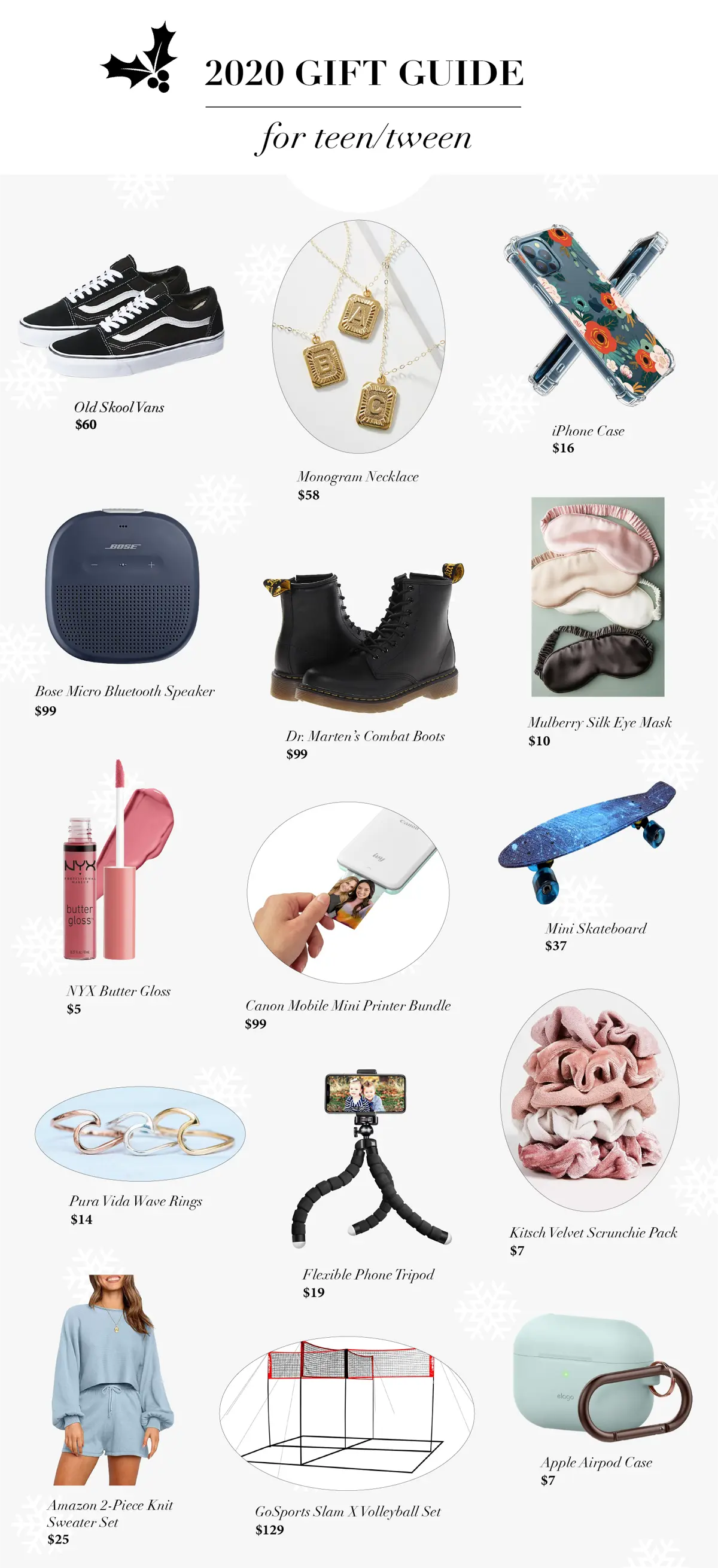 2020 Gift Guide: FOR TEEN/TWEEN