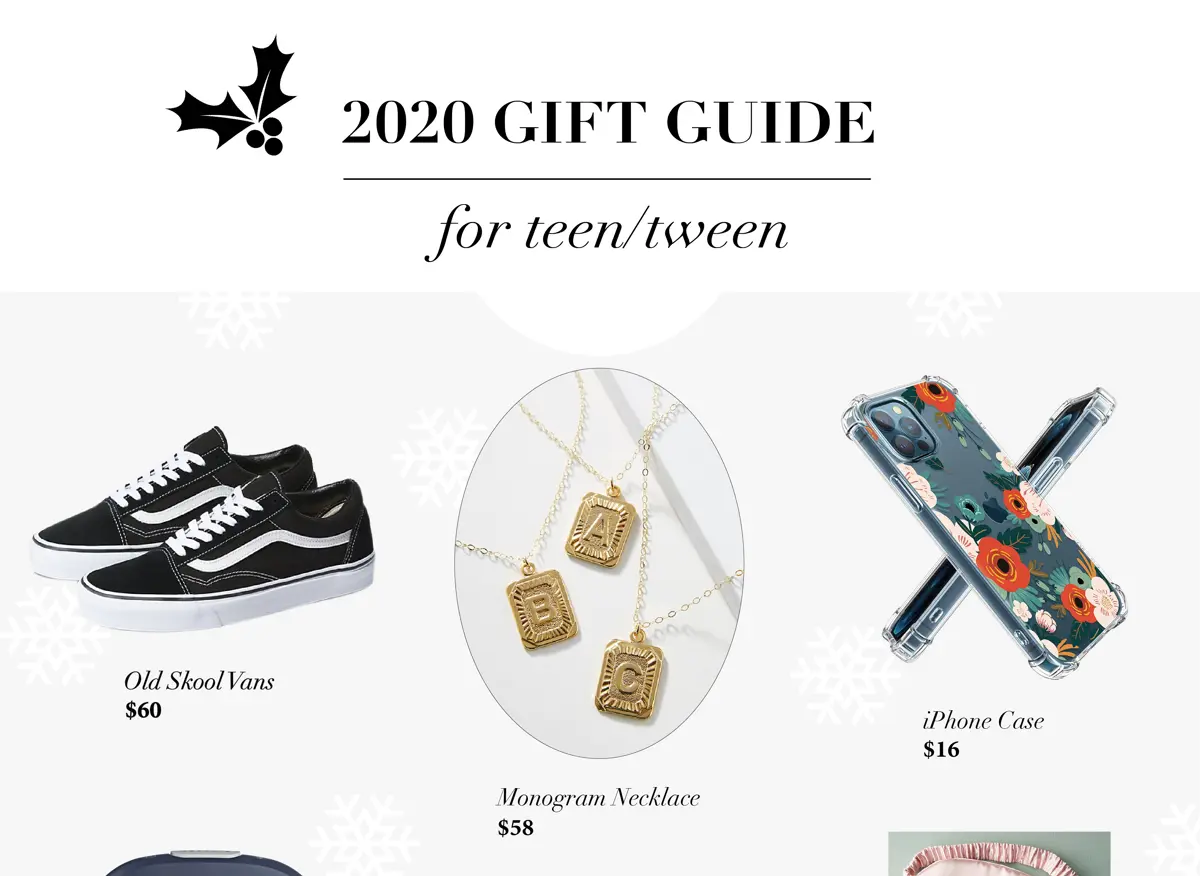 2020 Gift Guide: FOR TEEN/TWEEN