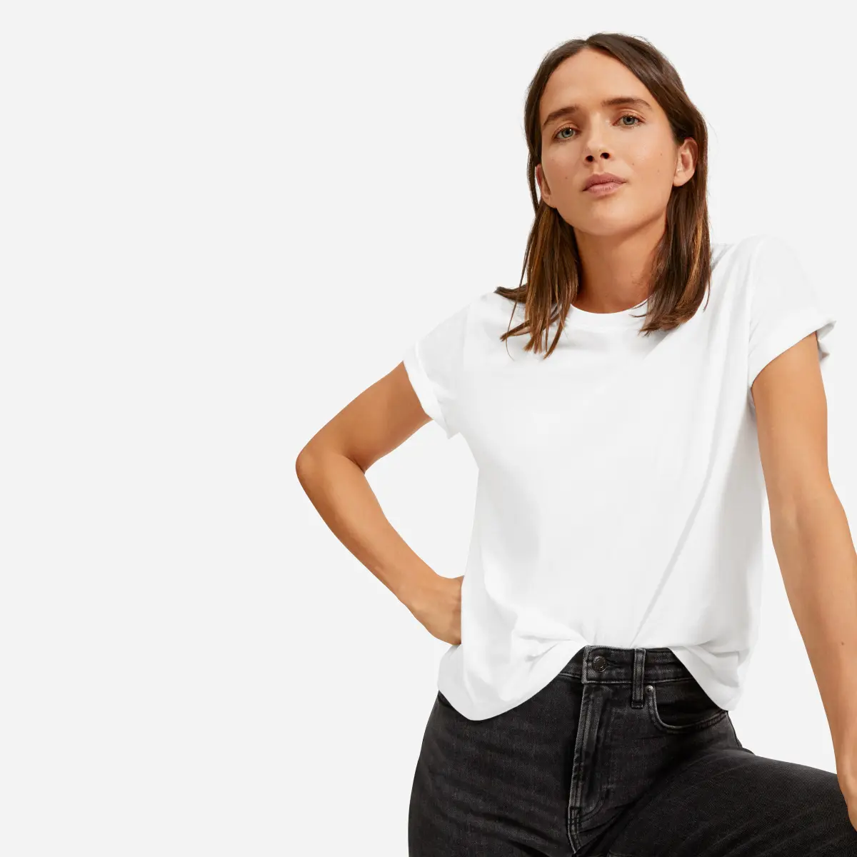 How To Style a Basic White Tee