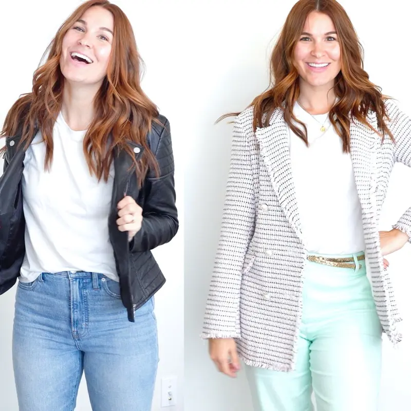 How To Style a Basic White Tee